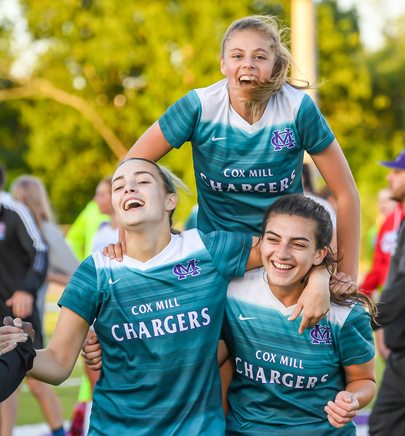 Cox Mill defeated Charlotte Catholic 2-1 to advance to the North Carolina semi finals.